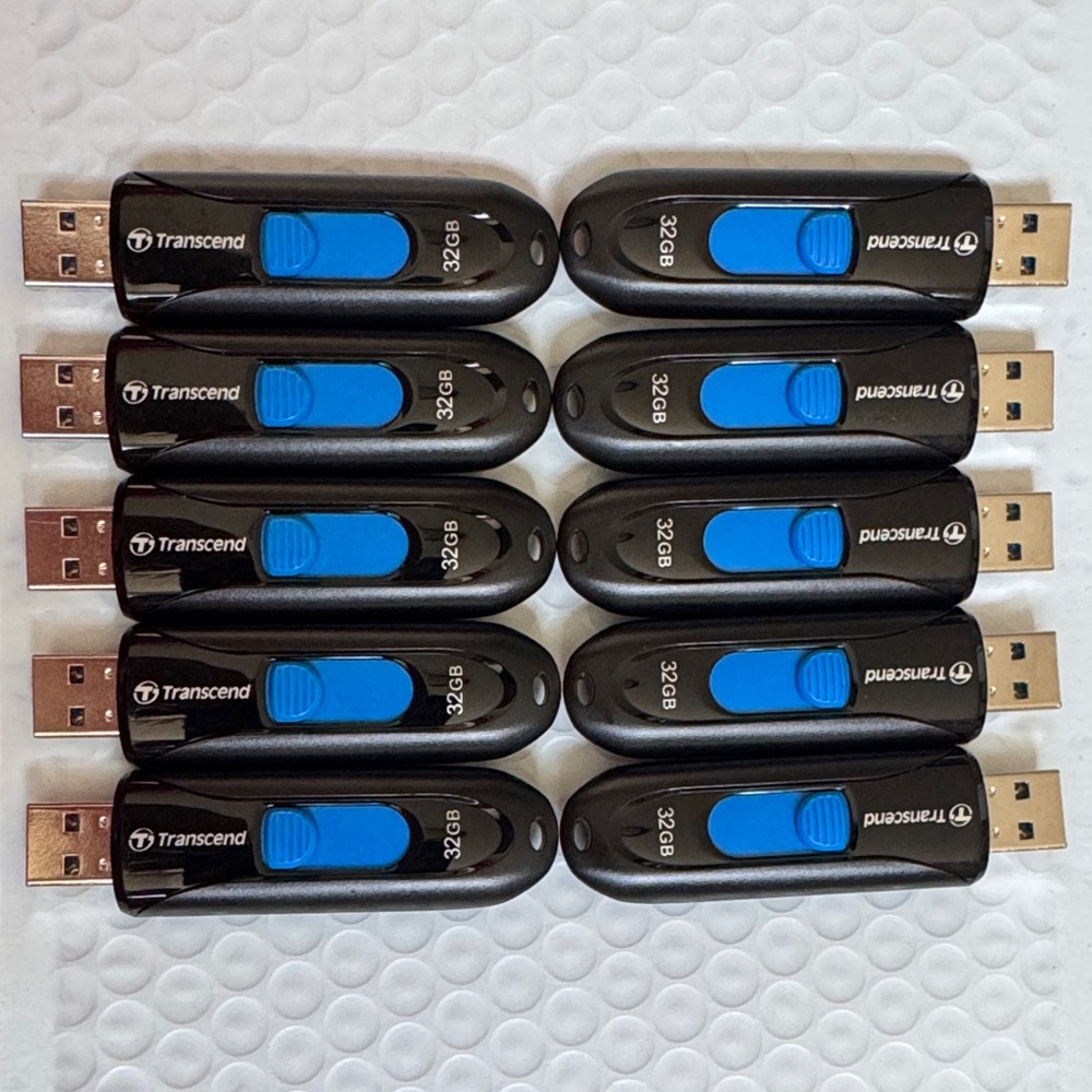 Transcend 32GB USB Jet Flash Drives 10pack